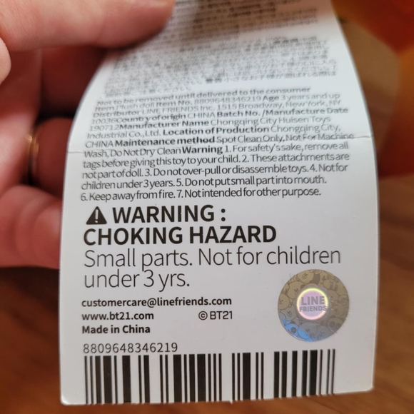 BT21 2019 Chimmy Halloween Limited Edition Plush Authentic Original From Korea - Picture 9 of 10